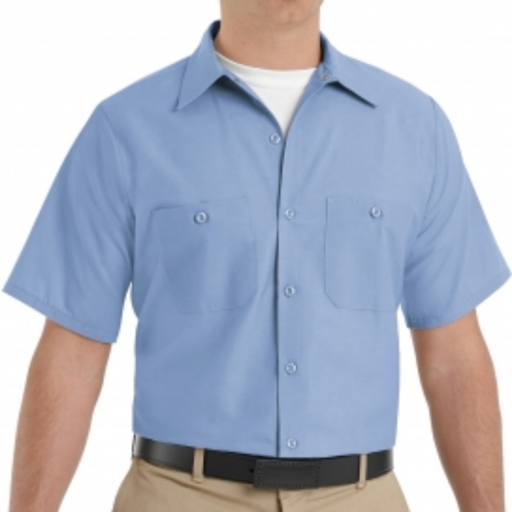Red Kap men's short sleeve button up work shirt 5XL